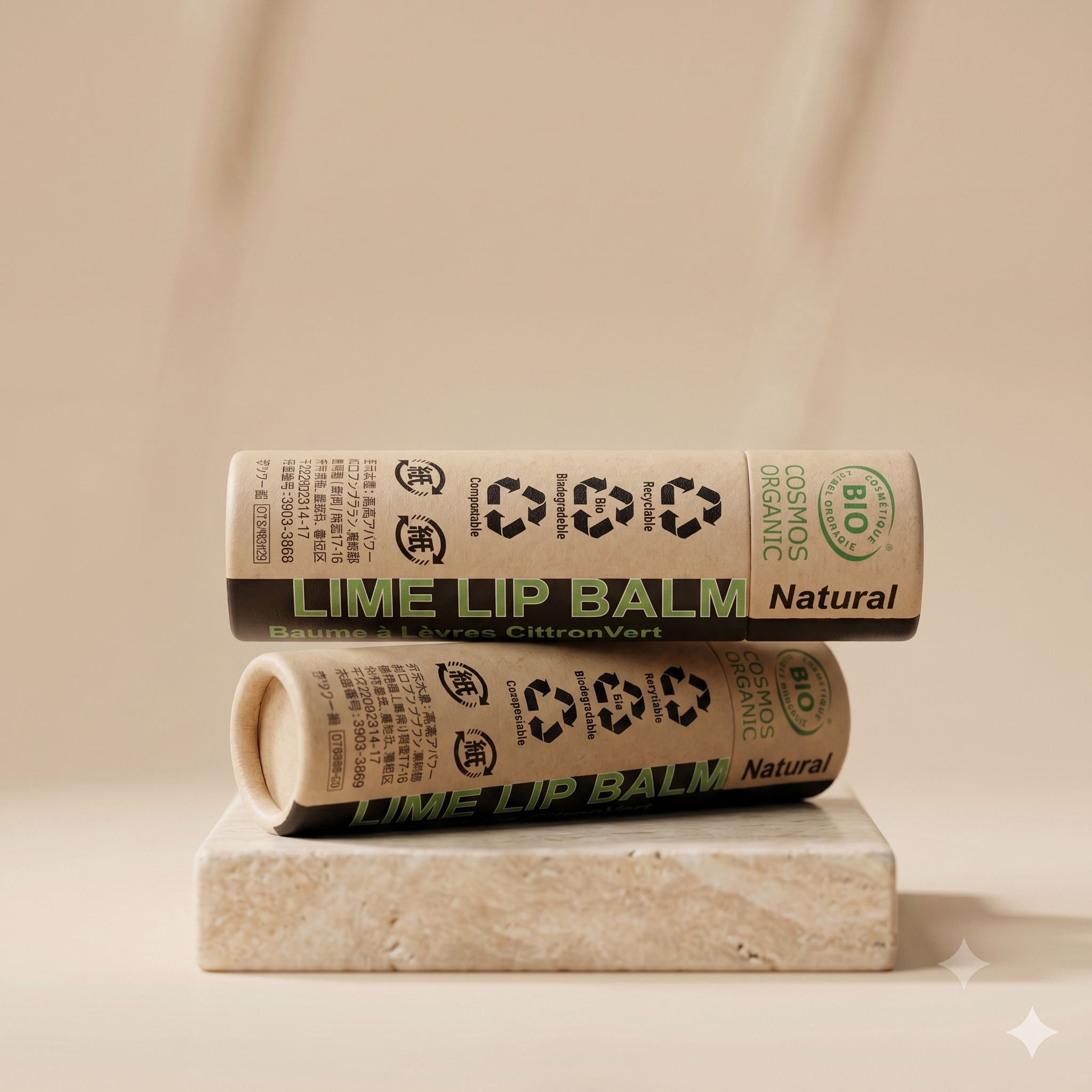 Organic Lime Lip Balm 15ml