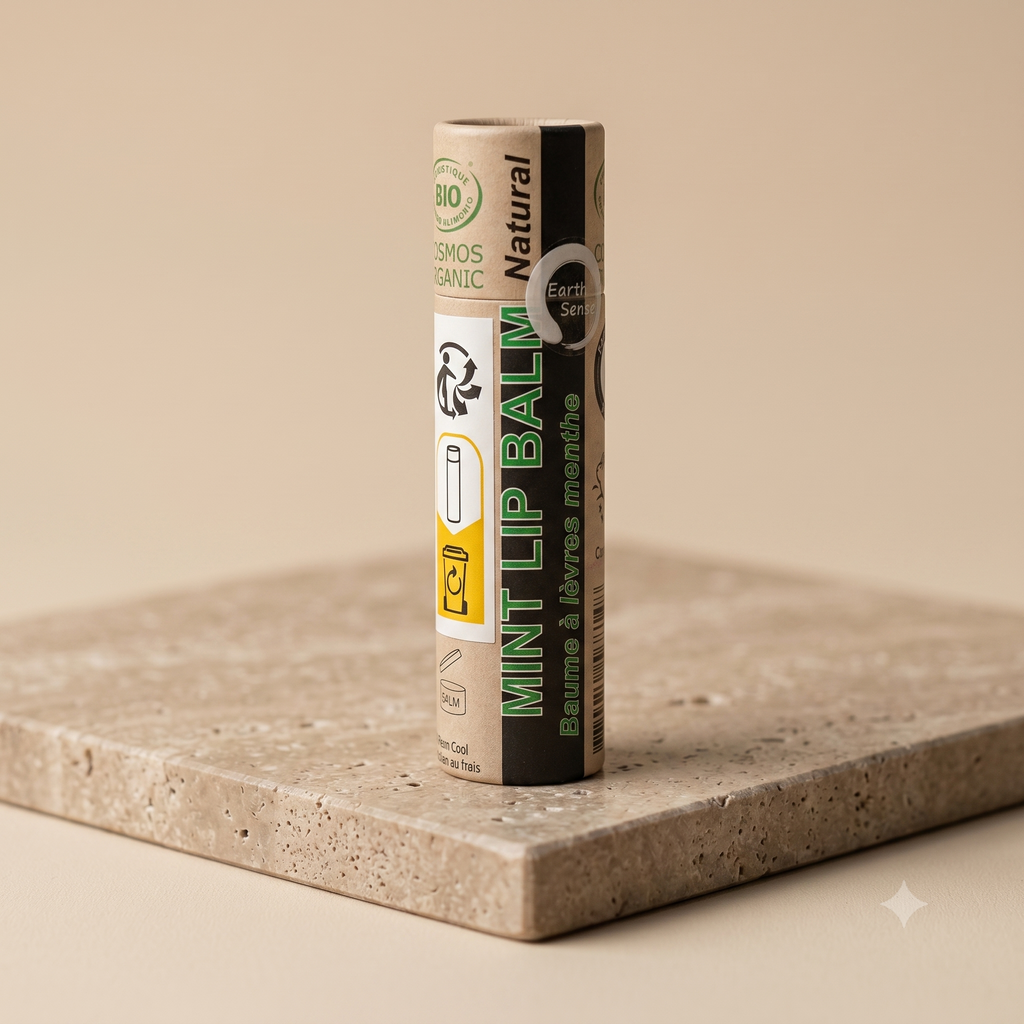 Organic Peppermint Lip Balm 15ml