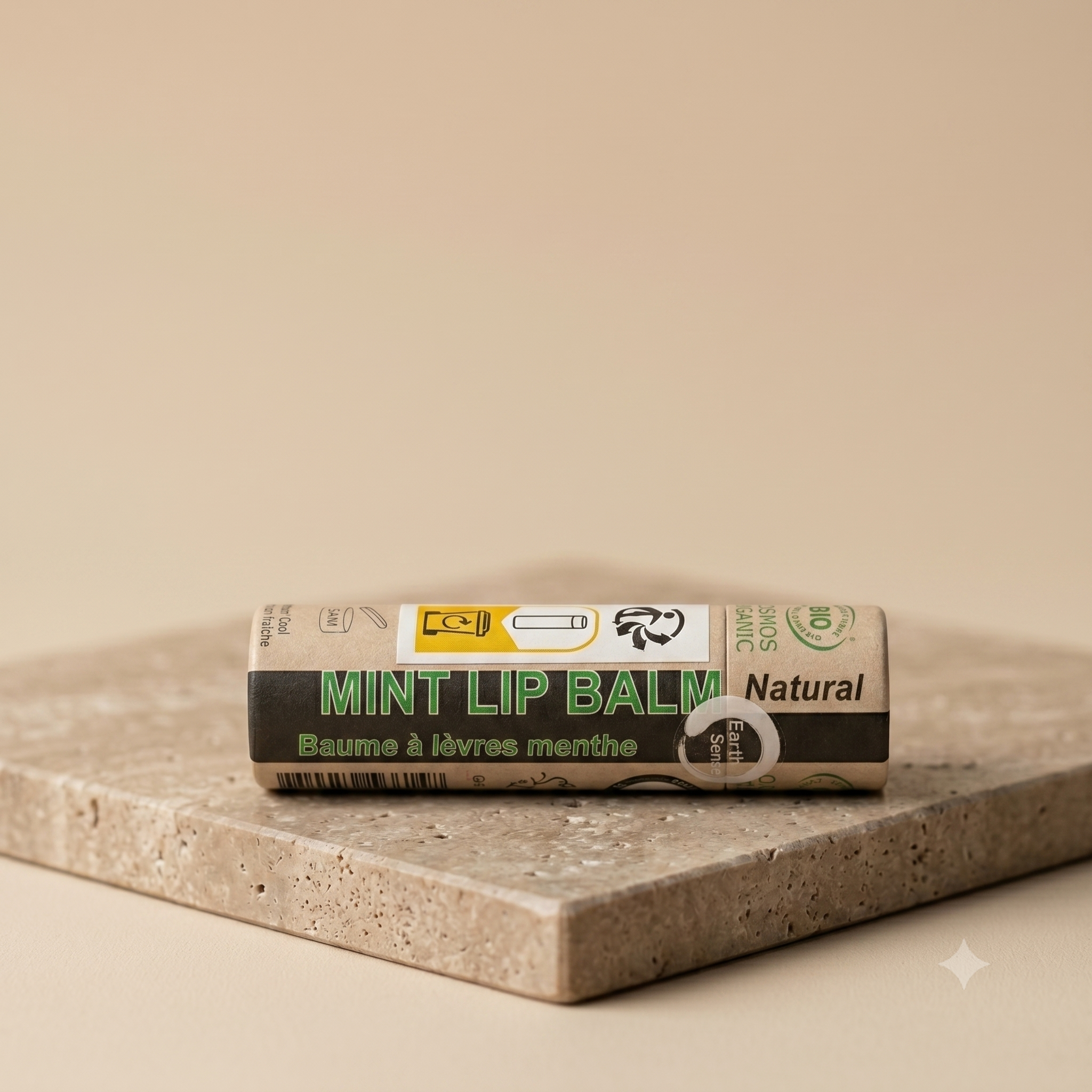 Organic Peppermint Lip Balm 15ml