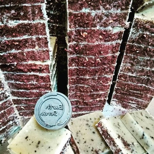 Organic Solid Soap - Ylang Ylang with Blue Corn Flowers 90g