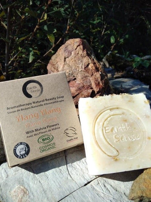 Organic Solid Soap - Jasmine with Chamomile Flowers 90g