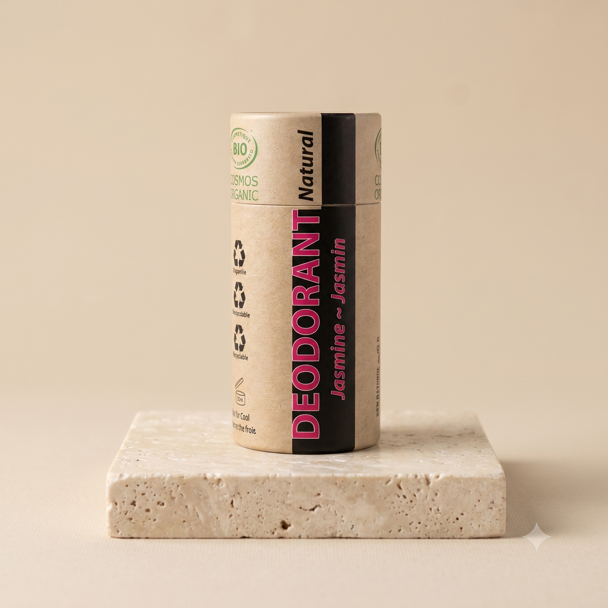 Organic Natural Deodorant - Jasmine (100ml)